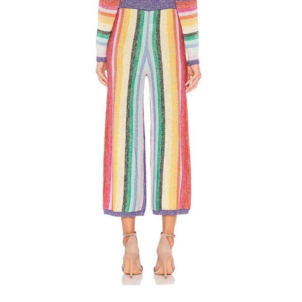 Lovers + Friends Multicolor Striped Knit Believe Pants - Picture 6 of 6